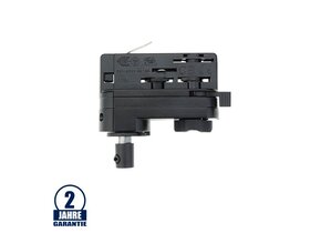 Leuchtenadapter für 3 Ph. Stromschienensystem schwarz