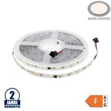 120SMD/m 10W/m 24V Digital LED Streifen Neutralweiß 5m Rolle