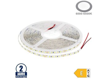 120SMD/m 9W/m 24V LED Streifen 2835 Kaltweiß 20m Rolle