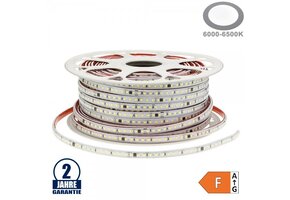120SMD/m 9W 230V LED Streifen 2835 Wassergeschützt Kaltweiß 1m