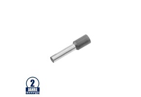 Aderendhülsen isoliert 0,75mm²/8mm grau DIN 46228 100er Pack
