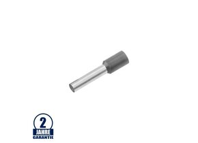 Aderendhülsen isoliert 0,75mm²/8mm grau DIN 46228 100er Pack