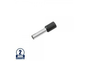 Aderendhülsen isoliert 1,5mm²/8mm schwarz DIN 46228 100er Pack