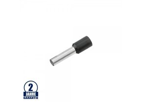Aderendhülsen isoliert 1,5mm²/8mm schwarz DIN 46228 100er Pack