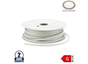 288SMD/m 10W 230V LED COB Streifen Wassergeschützt Neutralweiß 1m