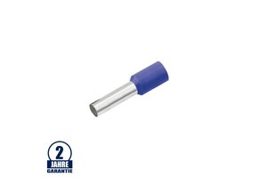 Aderendhülsen isoliert 2,5mm²/8mm blau DIN 46228 100er Pack