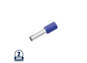 Aderendhülsen isoliert 2,5mm²/8mm blau DIN 46228 100er Pack