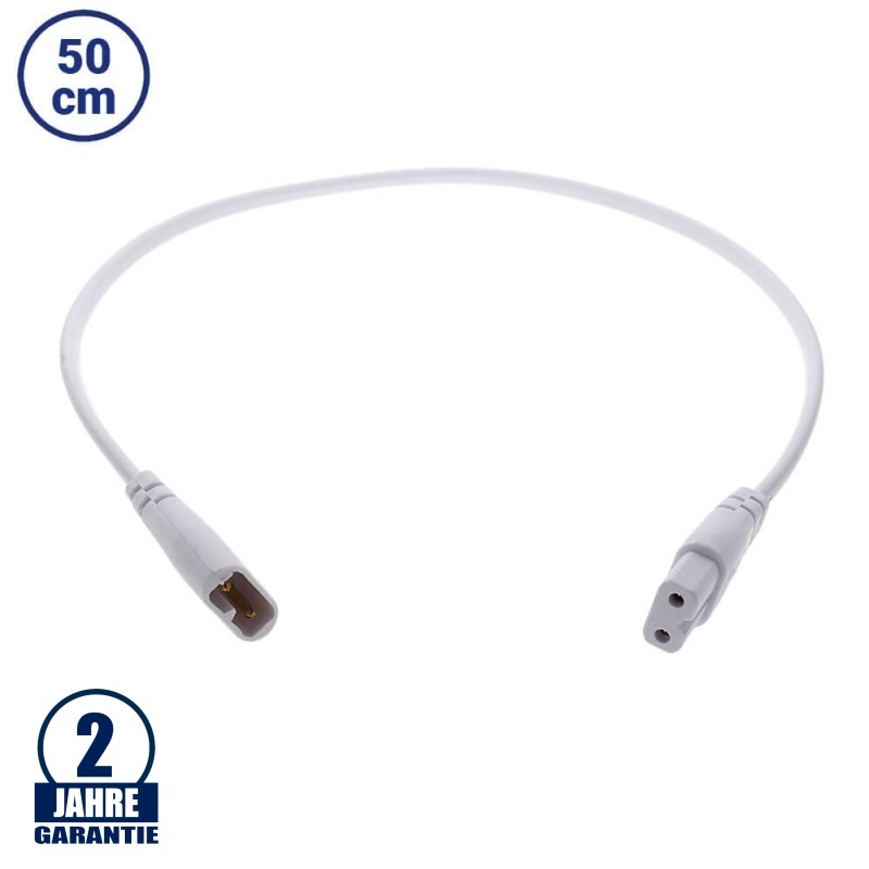 50cm Verbindungskabel für T5 Röhre mit Gehäuse 230V