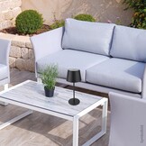 2,5W Tischleuchte Solar wiederaufladbar Schwarz