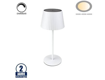 2,5W Tischleuchte Solar wiederaufladbar Weiß