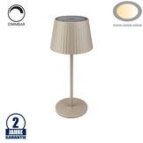 2,5W Tischleuchte Solar wiederaufladbar Beige