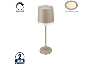 2,5W Tischleuchte wiederaufladbar Beige
