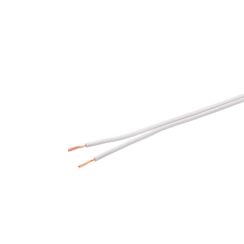 1m Kabel 2-polig weiß 2x0,75