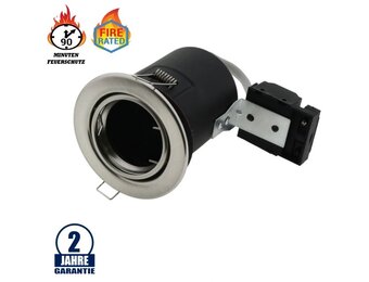 Einbaurahmen für LED GU10 Rund Schwenkbar Inox IP20