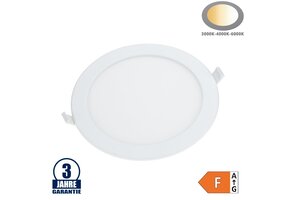 18W LED Einbauleuchte Slim Rund CCT Farbwechsel IP44