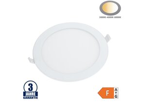 18W LED Einbauleuchte Slim Rund CCT Farbwechsel IP44