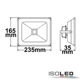LED Fluter Pad 50W, weiß, 3000K 100cm Kabel