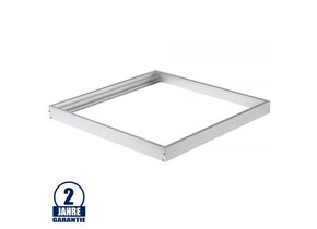 LED Panel Rahmen 600 x 600 mm Aluminium Weiß