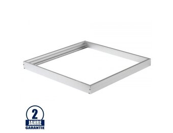 LED Panel Rahmen 600 x 600 mm Aluminium Weiß