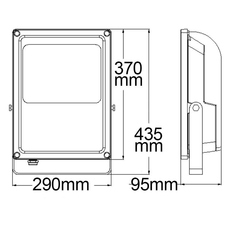 LED Fluter Prismatic 100W, warmweiß, IP66