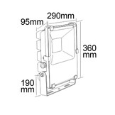 LED Fluter Prismatic 100W, kaltweiß, IP66