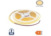 384LED/m 7W/m 24V Slim COB LED Streifen Warmweiß 5m