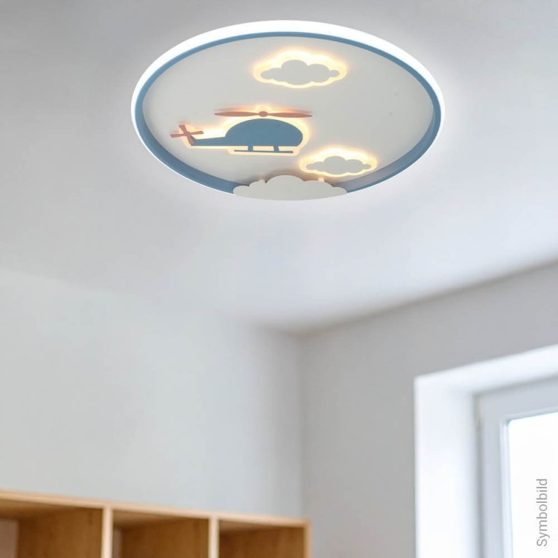78W LED Deckenleuchte Kinderzimmer Rund CCT