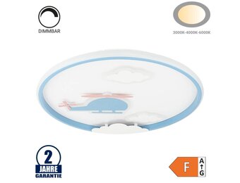 78W LED Deckenleuchte Kinderzimmer Rund CCT