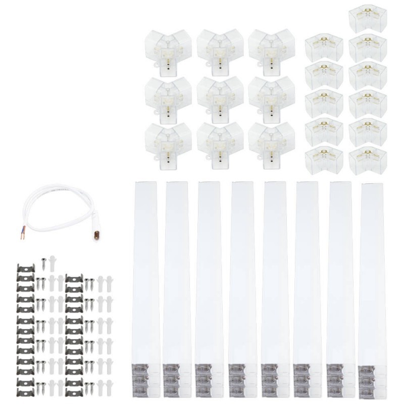 192W LED Hexagon Deckenleuchte 5-teilig