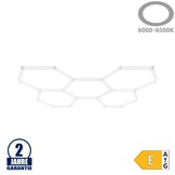 192W LED Hexagon Deckenleuchte 5-teilig