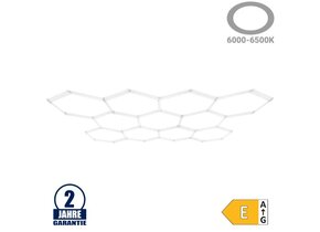 385W LED Hexagon Deckenleuchte 11-teilig