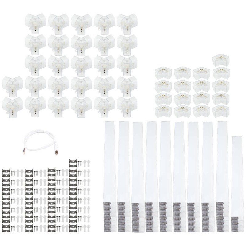 456W LED Hexagon Deckenleuchte 14-teilig