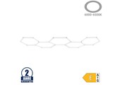 203W LED Hexagon Deckenleuchte 5-teilig