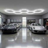 203W LED Hexagon Deckenleuchte 5-teilig