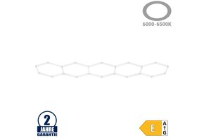 199W LED Hexagon Deckenleuchte 5-teilig