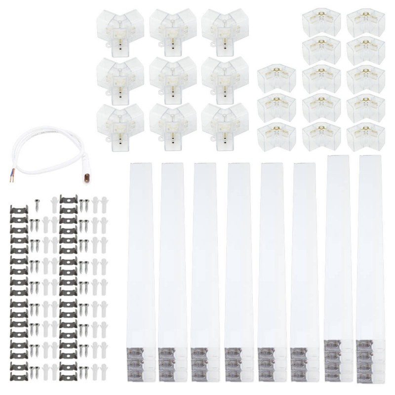 199W LED Hexagon Deckenleuchte 5-teilig