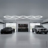 199W LED Hexagon Deckenleuchte 5-teilig