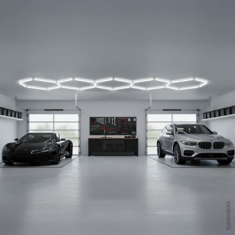 199W LED Hexagon Deckenleuchte 5-teilig