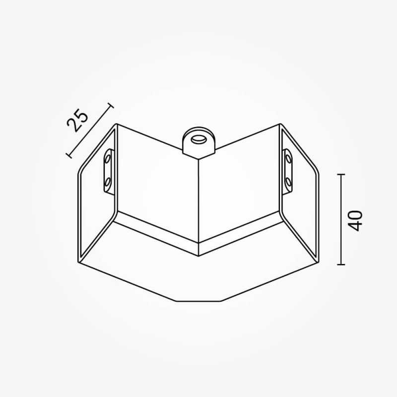 V-Verbinder für Hexagon-Leuchtensystem