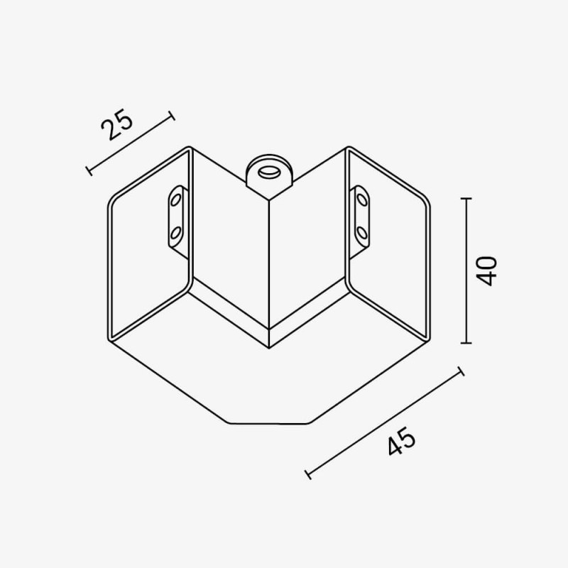 L-Verbinder für Hexagon-Leuchtensystem