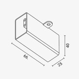 Verbinder für Hexagon-Leuchtensystem