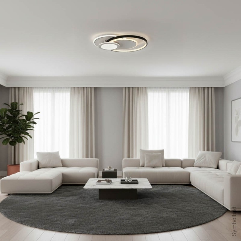 84W LED Deckenleuchte 3-teilig CCT