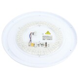 24W LED Deckenleuchte Schwarz Holzoptik CCT