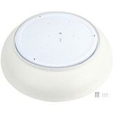 24W LED Deckenleuchte Weiß Holzoptik CCT