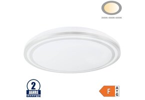 36W LED Deckenleuchte Silber CCT