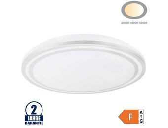 36W LED Deckenleuchte Silber CCT
