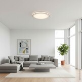 36W LED Deckenleuchte Silber CCT