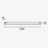 50W LED Linearleuchte CCT IP20 - Link