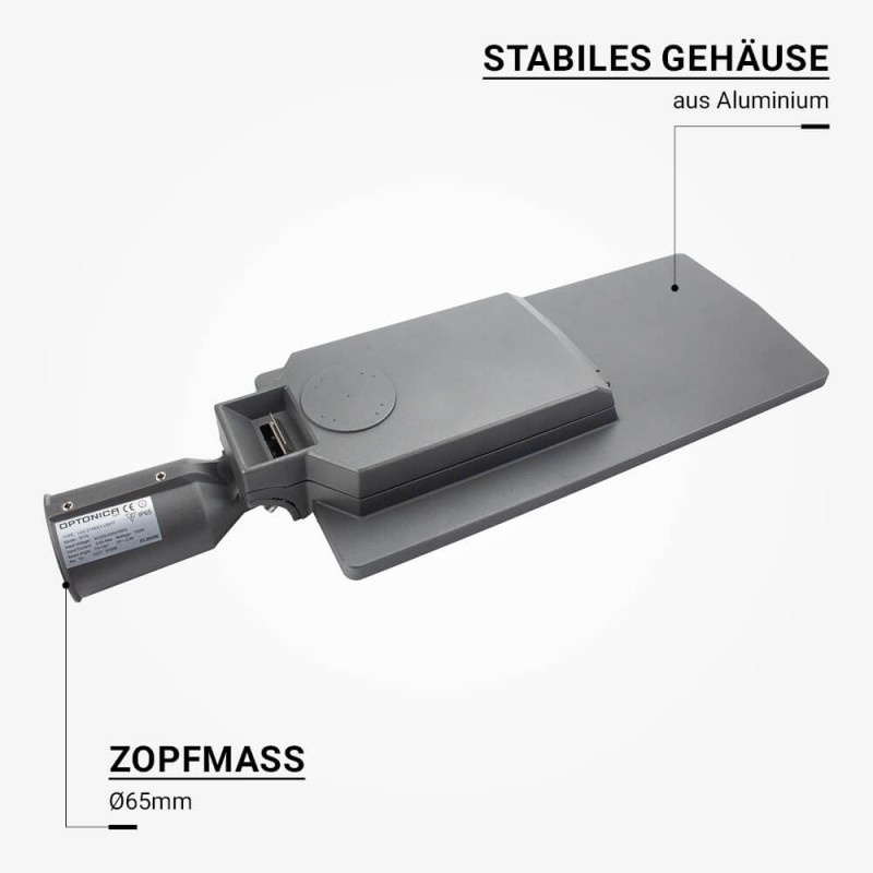 120W Straßenleuchte 140LM/W Kaltweiß