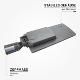 120W Straßenleuchte 140LM/W Kaltweiß
